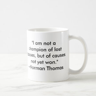 Mug Normand Thomas avec la citation