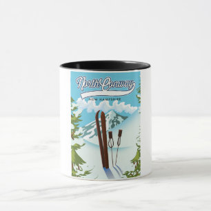 Mug North Conway New Hampshire, pour skier