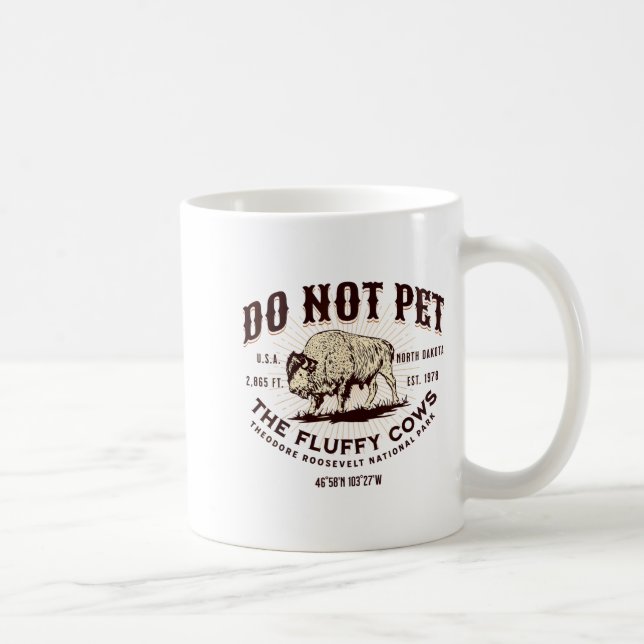 Mug North Dakota Funny Bison Quote Buffalo Souvenir Do (Droite)