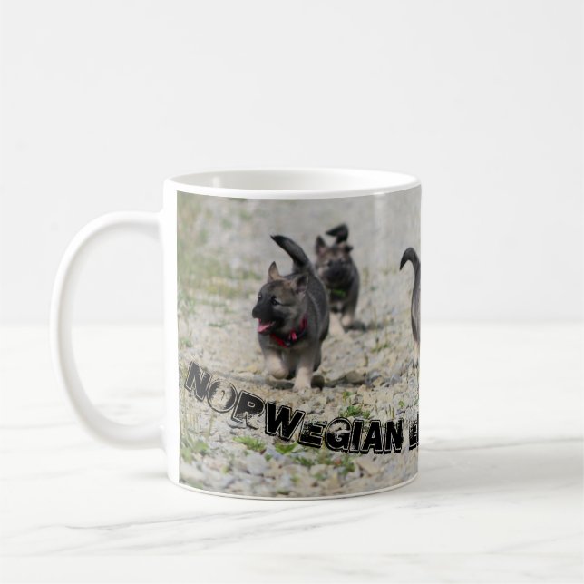 Mug Norwegian Elkhound Family (Left)