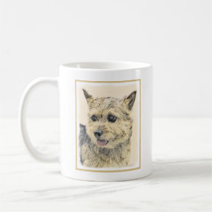 Mug Norwich Terrier Peinture - Cute Original Chien Art