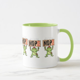 Mug Not Today! Nope Frog Sticker