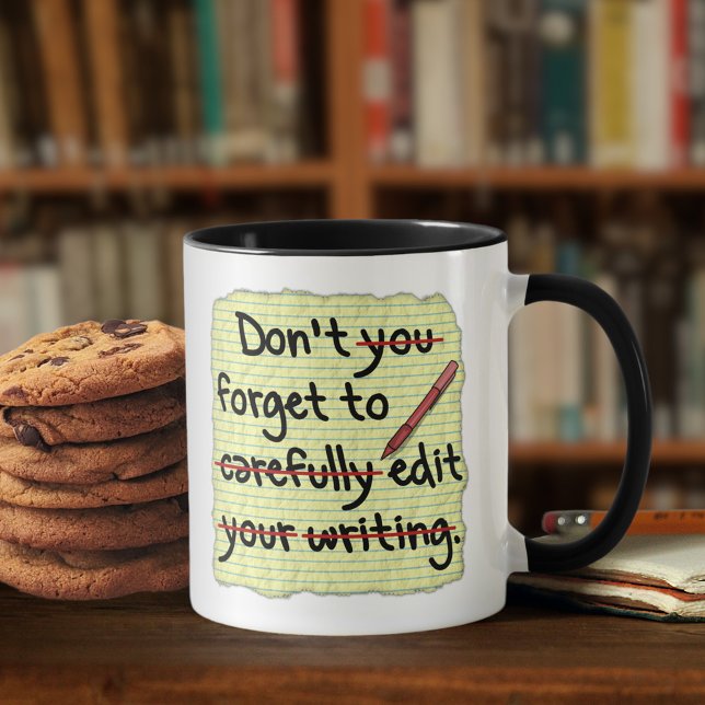 Mug Note de rappel de l'éditeur (Créateur téléchargé)