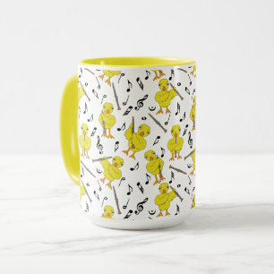 Mug Notes de musique Clarinet Chick Clarinets