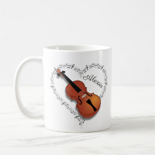 Mug Notes de musique pour violon