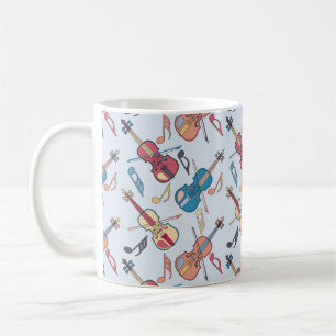 Mug Notes de violon et de musique