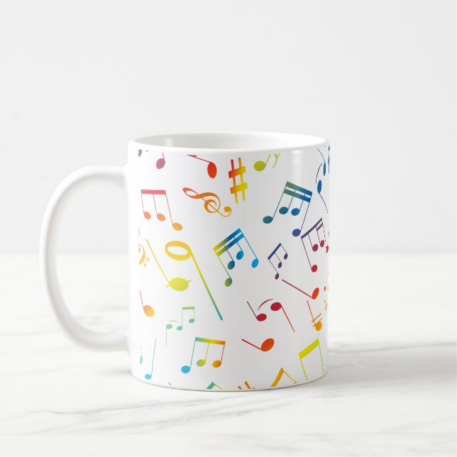 Mug Notes musicales 4 (Gauche)