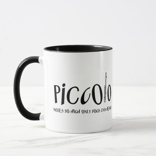 Mug Notes Piccolo si élevées (Gauche)
