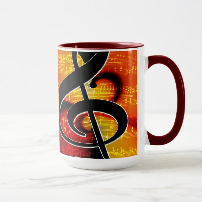 Mug Notes stylées simples pour Cool (Droite)