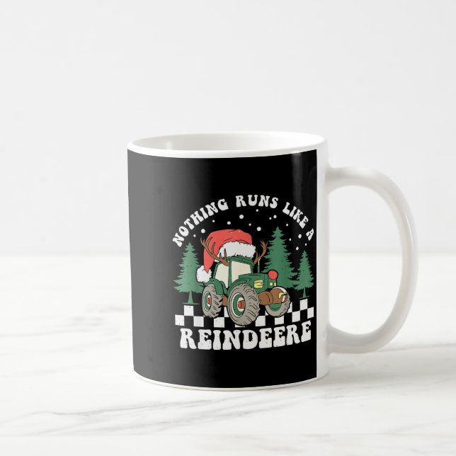Mug Nothing Runs Like A Reindeer Funny Christmas Famil (Droite)
