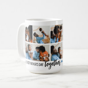 Mug Notre 1ère Fête des pères Ensemble ! Collage de ph