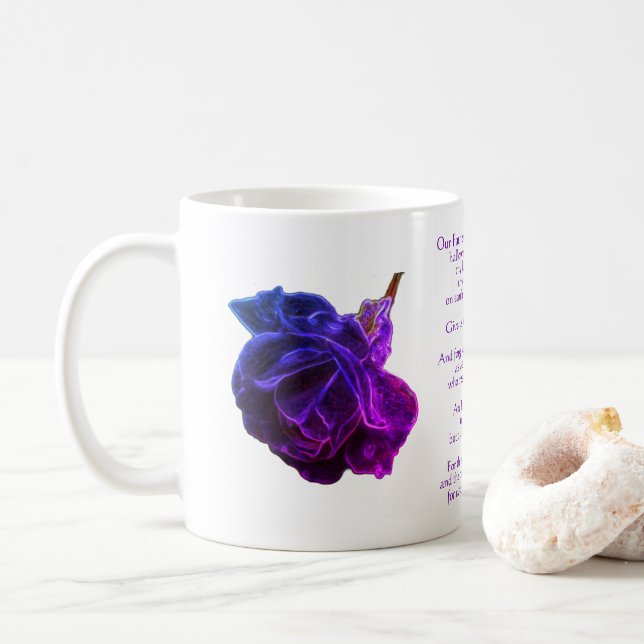 Mug Notre Père La Prière du Seigneur Inspiration (Avec donut)