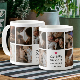 Mug Notre Petit Miracle Baby Photo Collage Nouveaux Pa