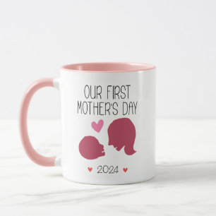 Mug Notre premier Mother's Day Maman pour la première 