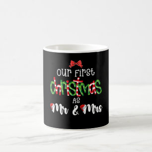 Mug Notre Premier Noël Comme M. Et Mme Épouse Mari Cou