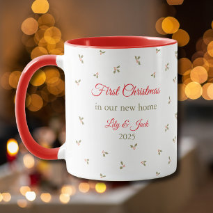 Mug Notre Premier Noël Dans Notre Nouveau Maison Modèl