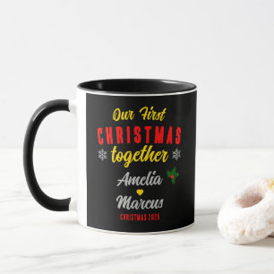 Mug Notre Premier Noël Ensemble Flocons Couple