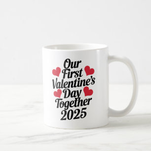 Mug Notre première Saint Valentin ensemble 2025