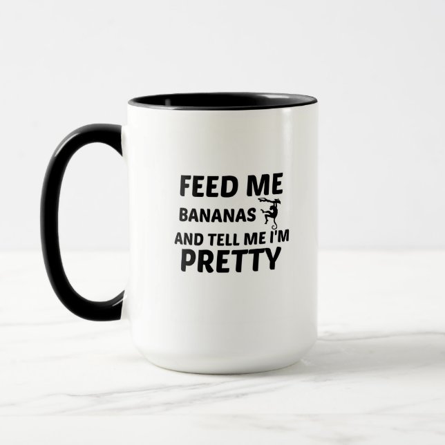 MUG NOURRITURE DE MONKEY BANANA (Gauche)
