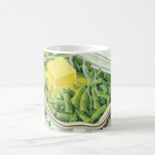 Mug Nourriture vintage, casserole de haricots verts av