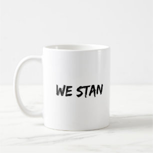 Mug NOUS ADORONS Écriture noire typo drôle cool
