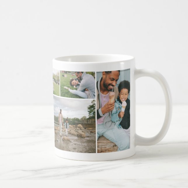Mug "Nous aimons notre père" Envelopper autour (Droite)