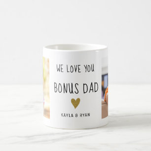 Mug Nous aimons Papa Bonus 2 Collage de photos Beau-pè
