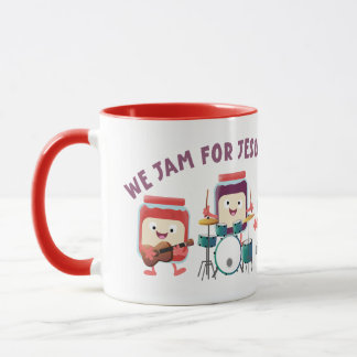 Mug Nous jouons de la musique pour Jésus, verset bibli