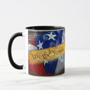Mug Nous Le Peuple Drapeau Américain
