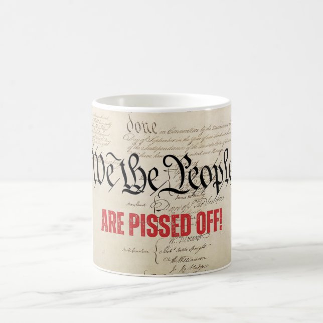 Mug Nous, les gens, nous sommes en colère de regarder  (Centre)