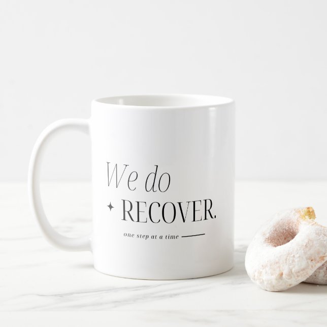 Mug Nous Récupérons Le Nom Personnalisé Minimal Et La  (Avec donut)
