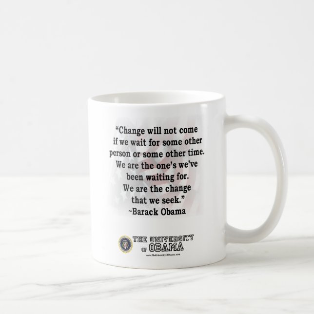 Mug "Nous sommes ceux…" - Barack Obama (Droite)