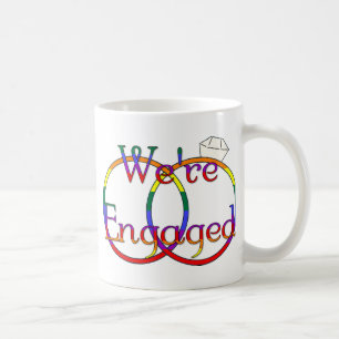 Mug Nous sommes engagés Cercles Mariages arc-en-ciel