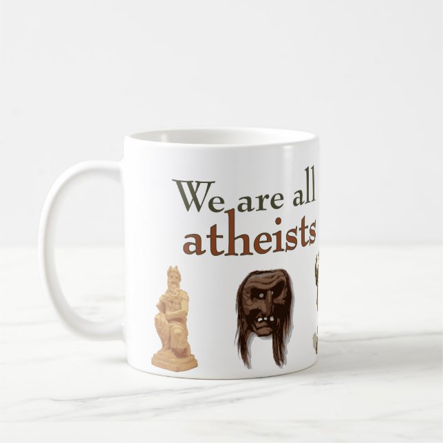 Mug Nous sommes tous athées (Gauche)