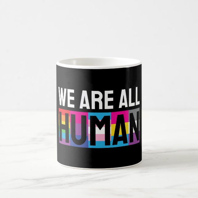 Mug Nous sommes tous humains LGBTQIA+ (Centre)