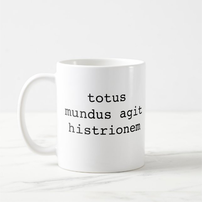 Mug Nous sommes tous les joueurs, histrione d'agit de (Gauche)