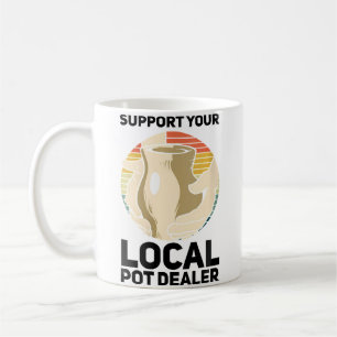 Mug Nous soutenons votre céramique drôle de revendeur