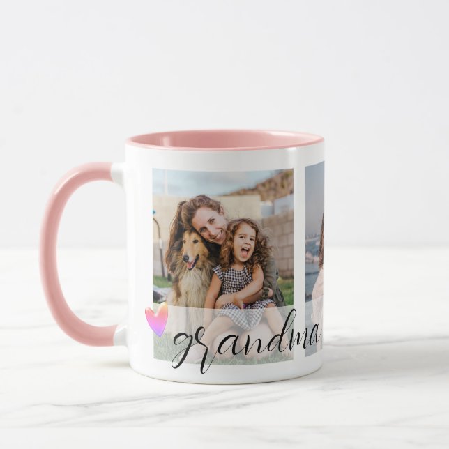 Mug Nous t'aimons Fête des mères de grand-mère (Gauche)