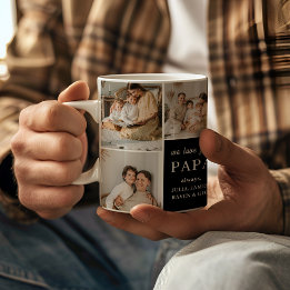 Mug Nous t'aimons Papa Élégant Moderne 9 Photo