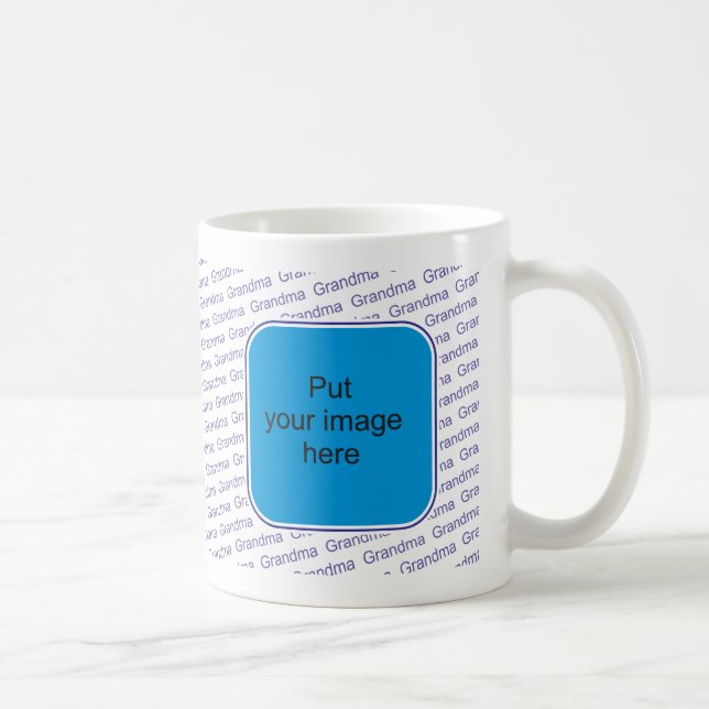 Mug Nous vous aimons grand-maman - personnalisez avec (Droite)