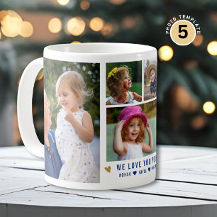 Mug Nous vous aimons petits-enfants de Pop Noms 5 Coll
