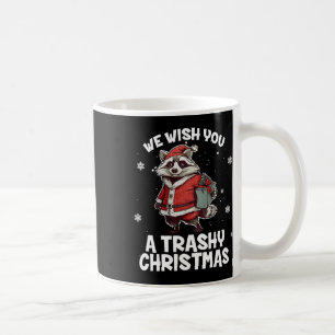 Mug Nous Vous Souhaitons Un Raccoon De Noël Trashy Ani