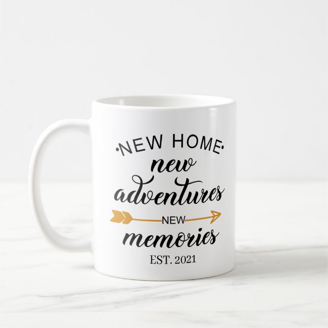 Mug Nouveau Accueil Nouvelles Aventures Réchauffement  (Gauche)