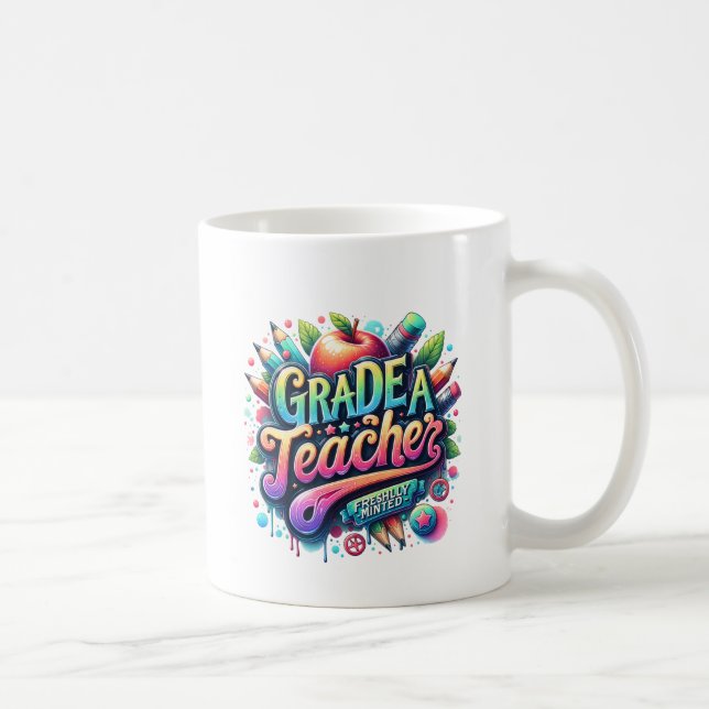 Mug Nouveau cadeau de diplôme d'enseignant, enseignant (Droite)
