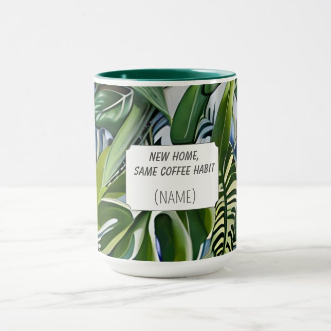 Mug Nouveau chez soi, même habitude de café – Combo pe (Centre)