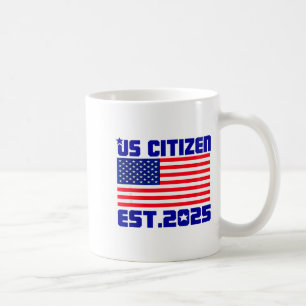 Mug Nouveau citoyen américain estimé 2025 citoyen immi