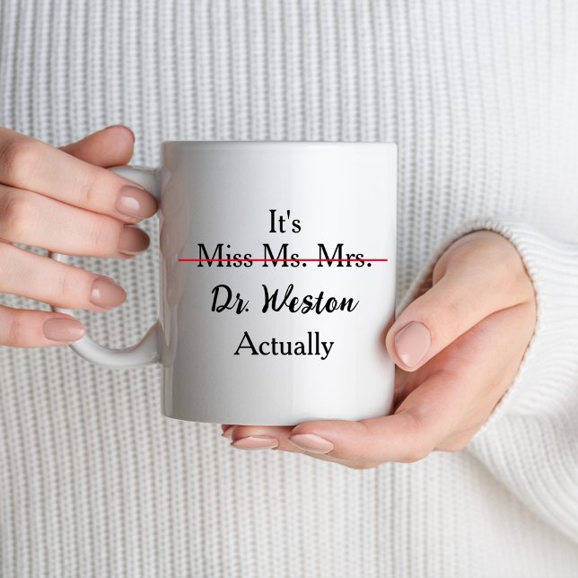 Mug Nouveau doctorat Doctorat Doctorat Doctorat Diplôm (Créateur téléchargé)