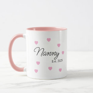 Mug Nouveau Faire-part bébé personnalisé, Nouvelle Nan