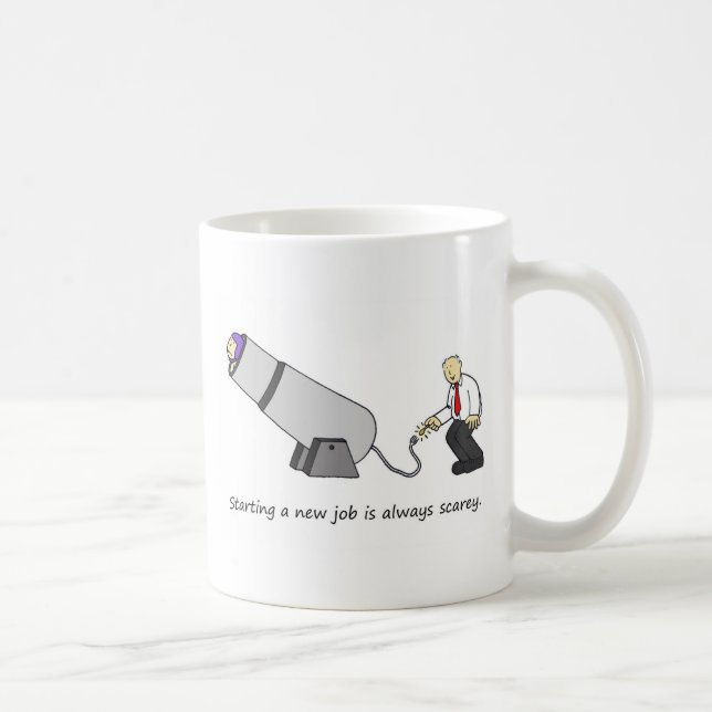 Mug Nouveau job Félicitations Circus Cartoon (Droite)