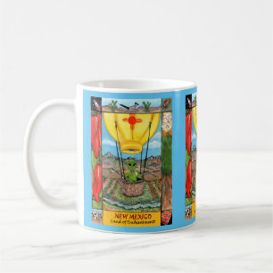Mug Nouveau-Mexique Roswell Alien Funny Hot Air Balloo